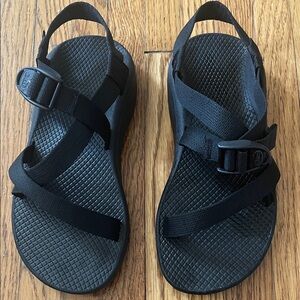 Chaco Women's Black Sport Sandals with Adjustable Straps